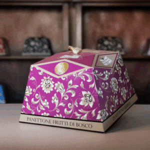 PANETTONE CON FRUTTI DI BOSCO DA KG 0,750 LINEA GINEVRA