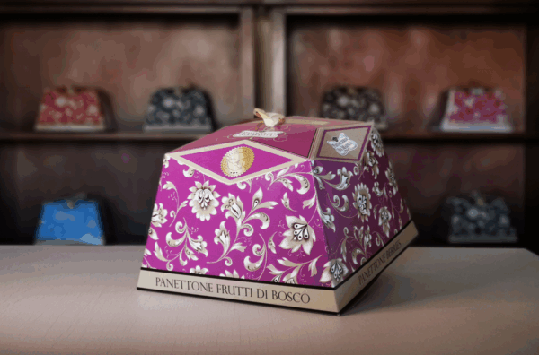 PANETTONE CON FRUTTI DI BOSCO DA KG 0,750 LINEA GINEVRA