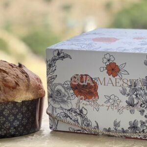 PANETTONE CON CANDITI D'ARANCIA E CEDRO DA KG 1 LINEA FLOWER