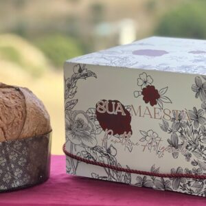 PANETTONE CON CANDITI D'ARANCIA E UVETTA DA KG 1 LINEA FLOWER