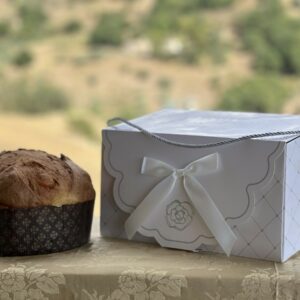 PANETTONE ARTIGIANALE DA KG 1 CON MARMELLATA DI FRUTTI DI BOSCO IN BARATTOLO DA GR 200 LINEA DOLLY