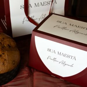 PANETTONE ARTIGIANALE DA KG 1 CON UVETTA & ARANCIA LINEA ELEGANT